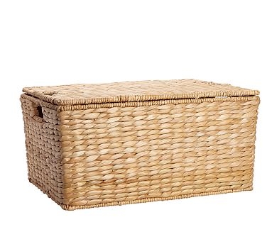 Savannah Lidded Basket, Large - Image 1