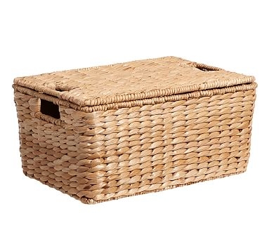 Savannah Lidded Basket, Medium - Image 1