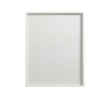 Floating Wood Gallery Frame, 28x36 (29x37 overall) - White - Image 1