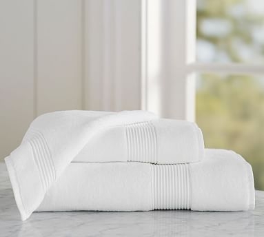 Aerospin(TM) Luxe Organic Washcloth, White - Image 1