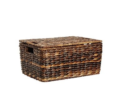Havana Lidded Basket, Medium - Image 1