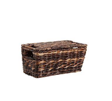 Havana Lidded Basket, Small - Image 1
