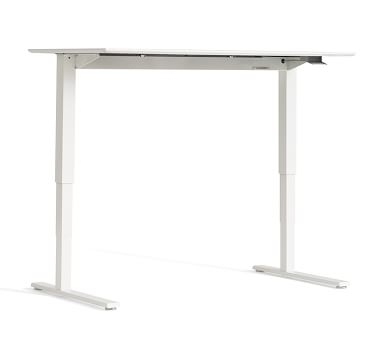 Humanscale(R) Sit-Stand Desk, Small, White Base/White Top, 48" Wide - Image 2