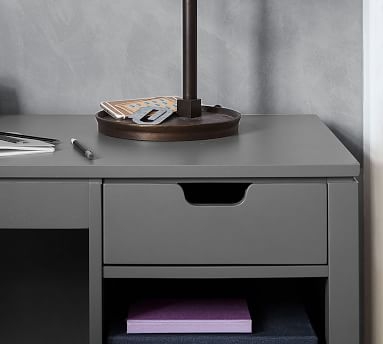 Windsor Modular Desk, Slate Gray - Image 1