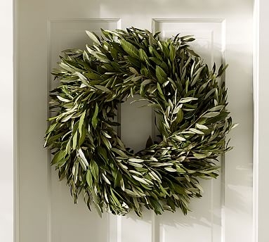 Fresh Olive Leaf & Myrtle Wreath - Image 0