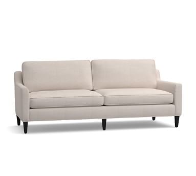 Beverly Upholstered Grand Sofa 90", Polyester Wrapped Cushions, Performance Slub Cotton Stone - Image 2