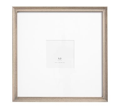 Catalina Gray Wood Gallery Frame, 5x5" - Image 0