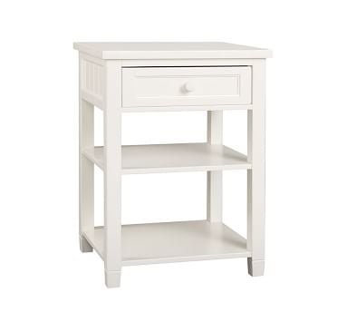 Beadboard Bedside, Simply White - Image 2