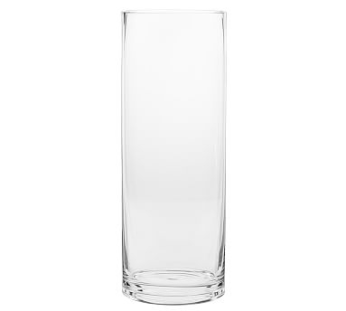 Aegean Clear Glass Vase, Tall - Image 1