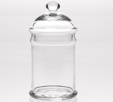 Classic Glass Bathroom Canister, Large - Image 2