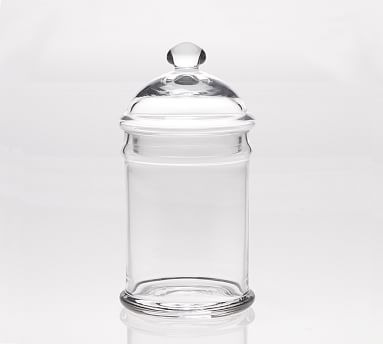 Classic Glass Bathroom Canister, Small - Image 1