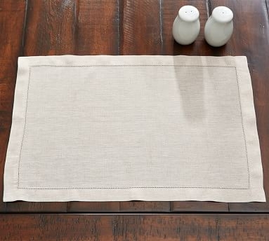 PB Classic Placemat, Set of 4 - Flax - Image 1