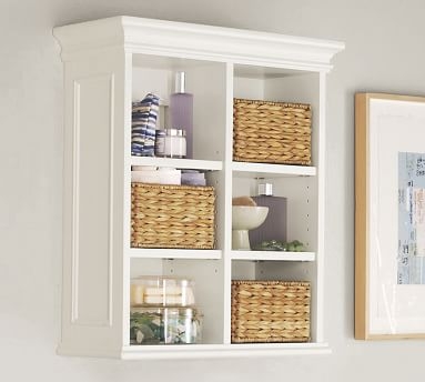 Newport Wall Cabinet, White - Image 1