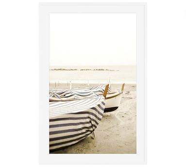 Boat Cover by Lupen Grainne, 28 x 42", Wood Gallery, White, Mat - Image 0