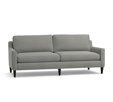Beverly Upholstered Grand Sofa 90", Polyester Wrapped Cushions, Performance Everydaysuede(TM) Metal Gray - Image 0