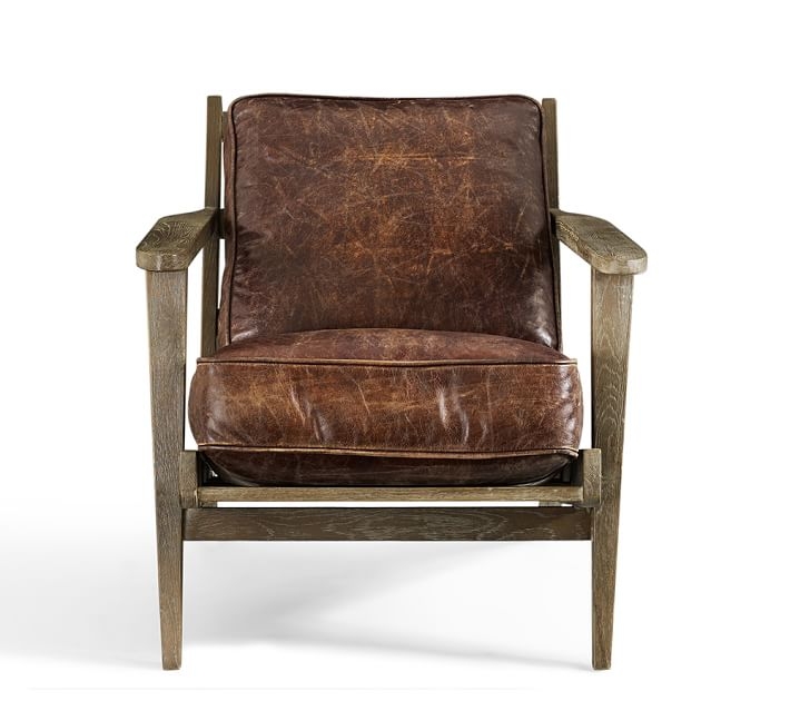 Raylan Leather Armchair - Image 0