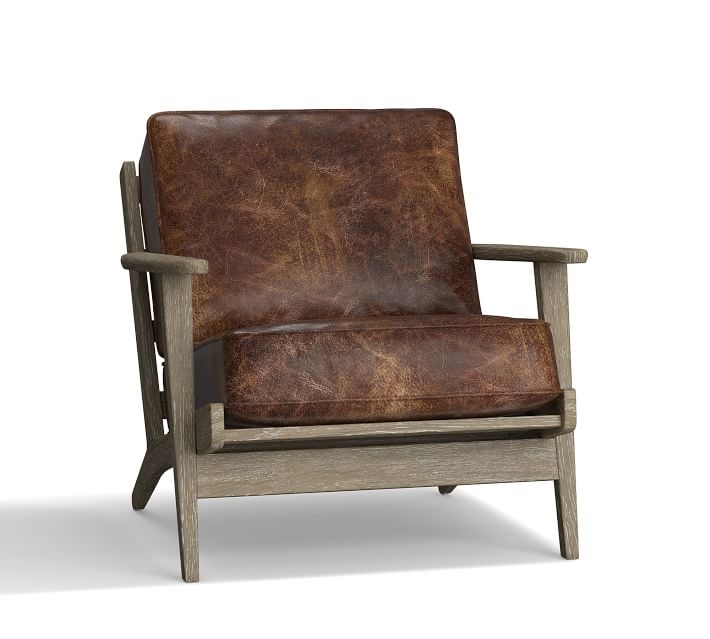 Raylan Leather Armchair - Image 1