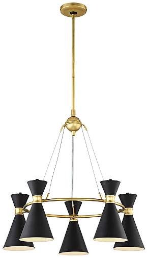 George Kovacs Conic 26" Wide Honey Gold Chandelier - Image 1