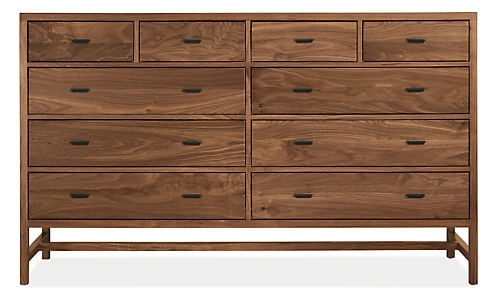 Berkeley Dresser - Storage Cabinet, Walnut, Natural Steel - Image 0