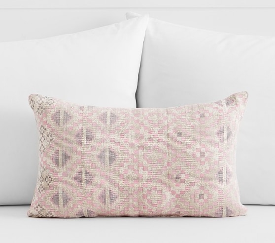 Ombre Geo Lumbar Decorative Pillows - Image 0