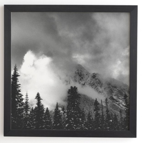 MOUNTAIN MAJESTY Framed - Black - 30"x30" - Image 0
