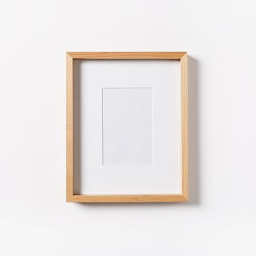 Thin Wood Gallery Frame, Bamboo, Individual, 4"x 6" (8" x 10" without mat) - Image 1