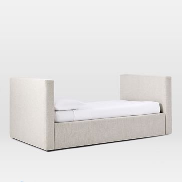 Urban Daybed + Trundle, Twill, Stone - Image 1