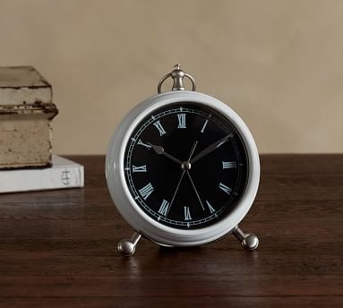 Pocket Watch Clock, Medium, Nickel finish - Image 1
