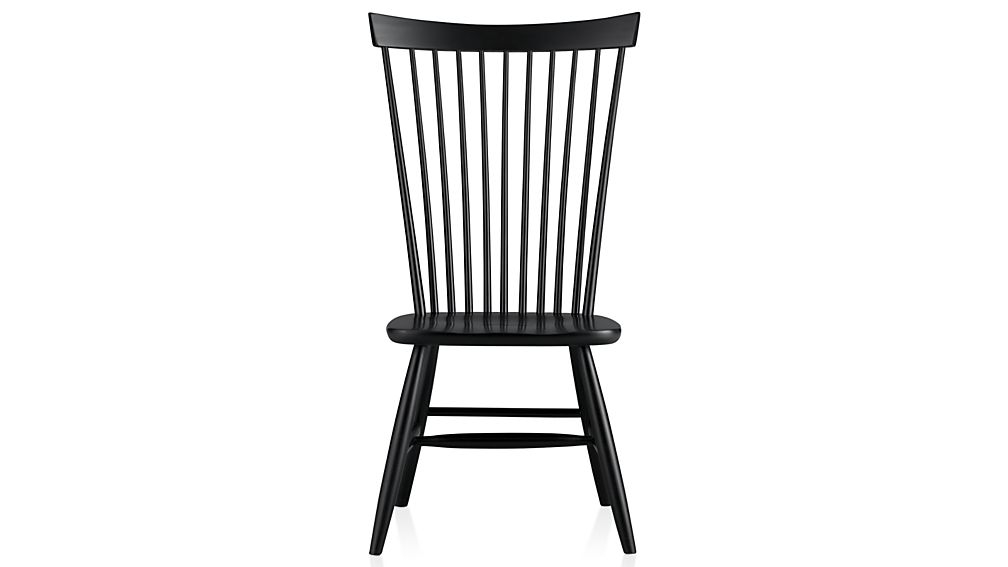 Marlow II Black Wood Dining Chair - Image 1