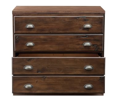 Printer's 2-Drawer Lateral File Cabinet, Tuscan Chestnut - Image 1