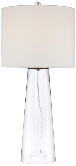 Marcus Glass Tapered Column Table Lamp - Image 1