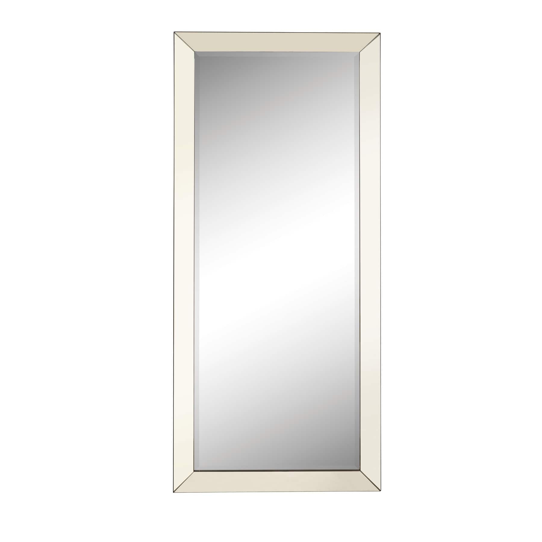 Large Standing Wall Mirror with Mirror Frame - Image 1