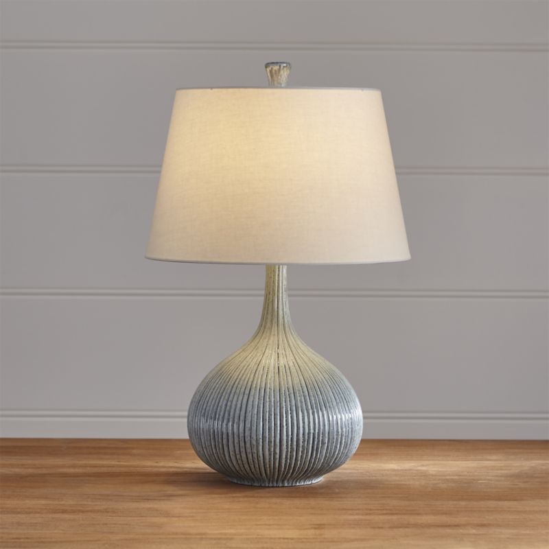 Shaye Blue Table Lamp, Single - Image 1
