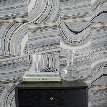 Strata Marble Tile Wallpaper - Image 1