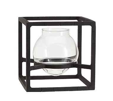 Irving Architectural Glass Vase, Bud - Image 1