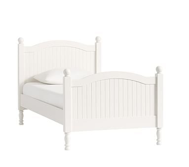 Catalina Bed, Twin, Simply White, UPS Delivery - Image 0