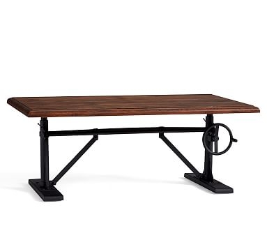 Pittsburgh Crank Coffee Table, Vintage Chestnut - Image 1