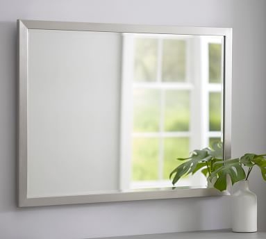 Studio Wall Mirror, 30 x 42", Brass - Image 2