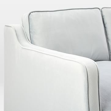 Hamilton Upholstered 81" Sofa, Pebble Weave, Charcoal - Image 2