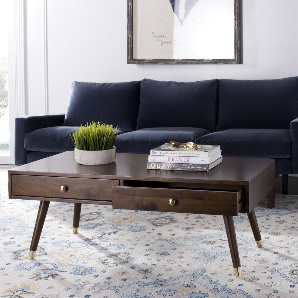 LEVINSON GOLD CAP COFFEE TABLE - Image 1