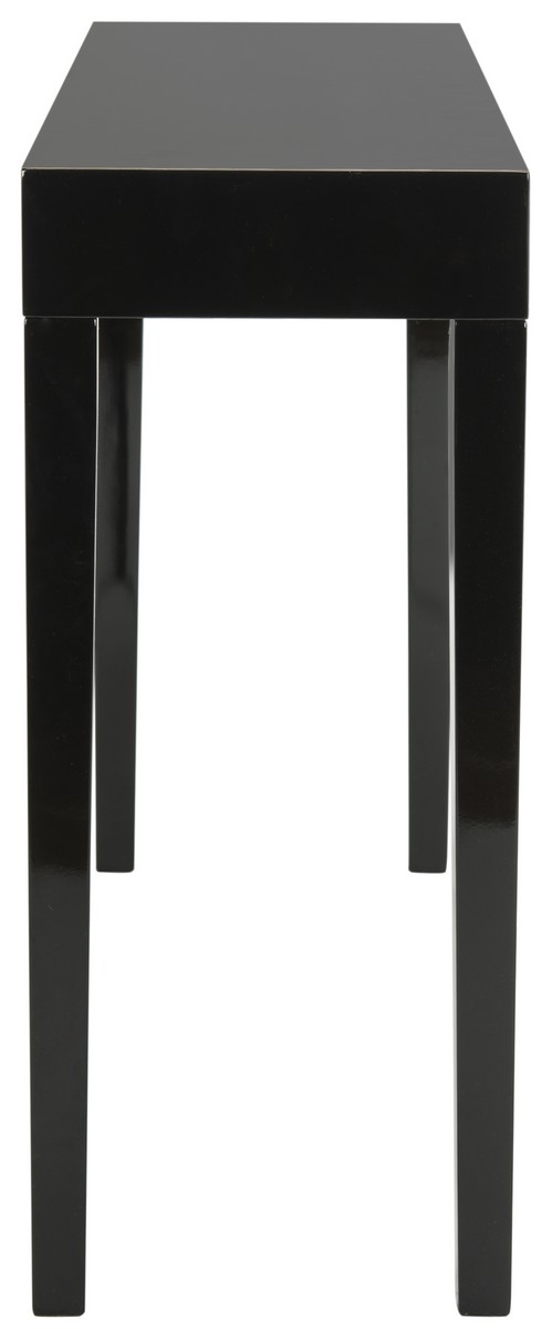 Kayson Mid Century Scandinavian Lacquer Console Table - Black - Arlo Home - Image 3