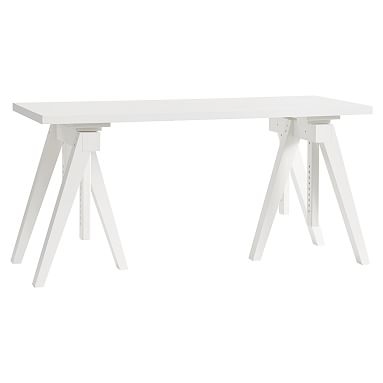 Stand or Sit Study Desk, Simply White - Image 0