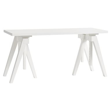 Stand or Sit Study Desk, Simply White - Image 1