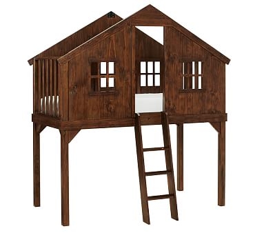 Treehouse Bed, French White - Image 1