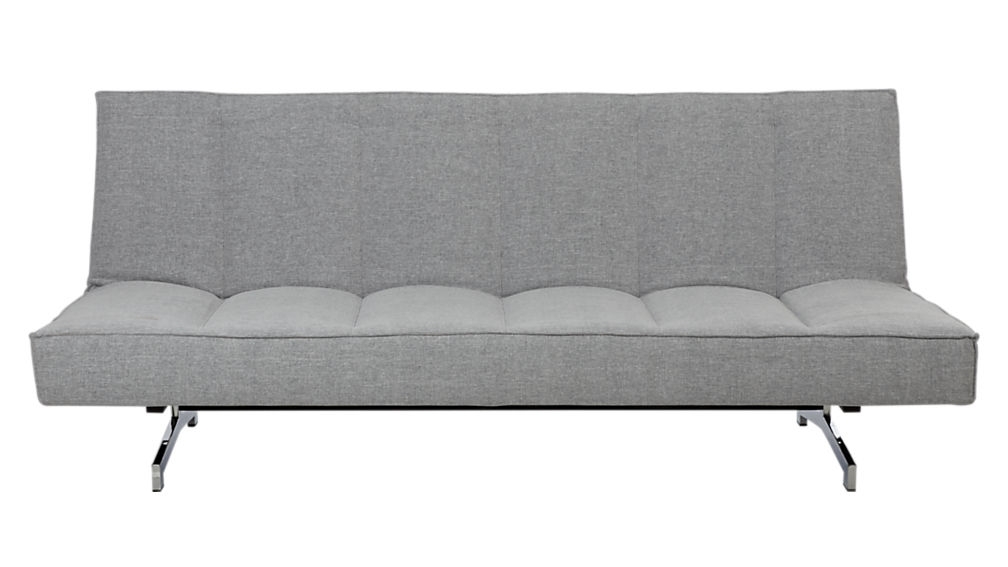flex microgrid grey sleeper sofa - Image 2