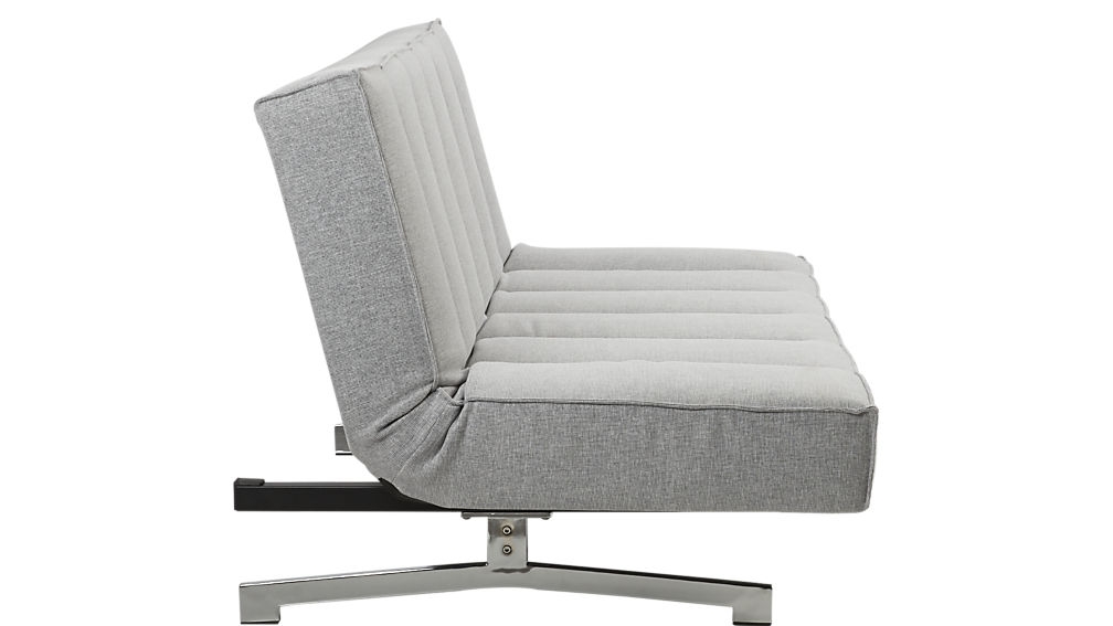 flex microgrid grey sleeper sofa - Image 4