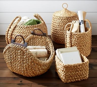 Beachcomber Wood Handled Basket - Image 2