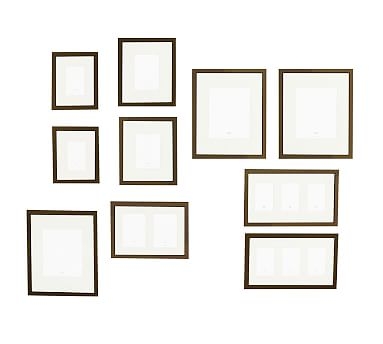 Gallery in a Box, Espresso Stain Frames, Set of 10 - Image 1