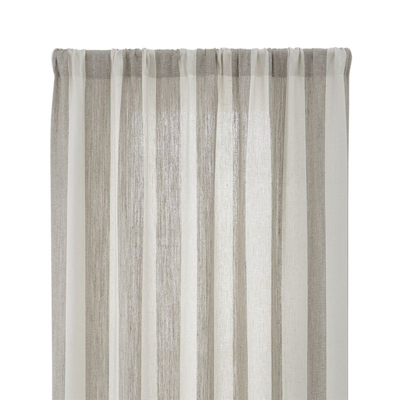 Willis Natural Taupe Curtain Panel 48x96 - Image 2