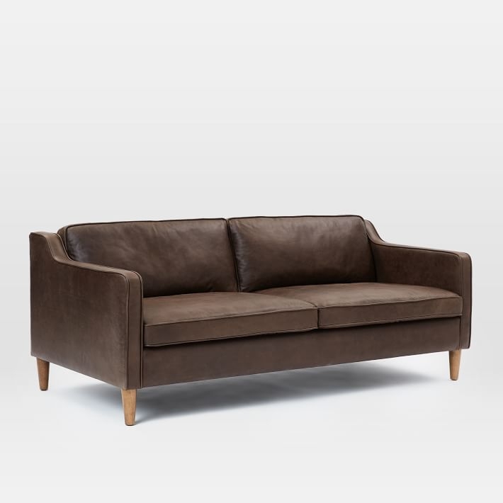 Hamilton Leather Sofa (68") - Image 0